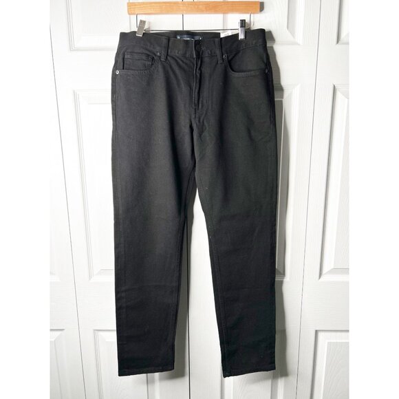 Everlane Uniform The Athletic Black High Stretch Denim Jeans Men's Size 31 x 30